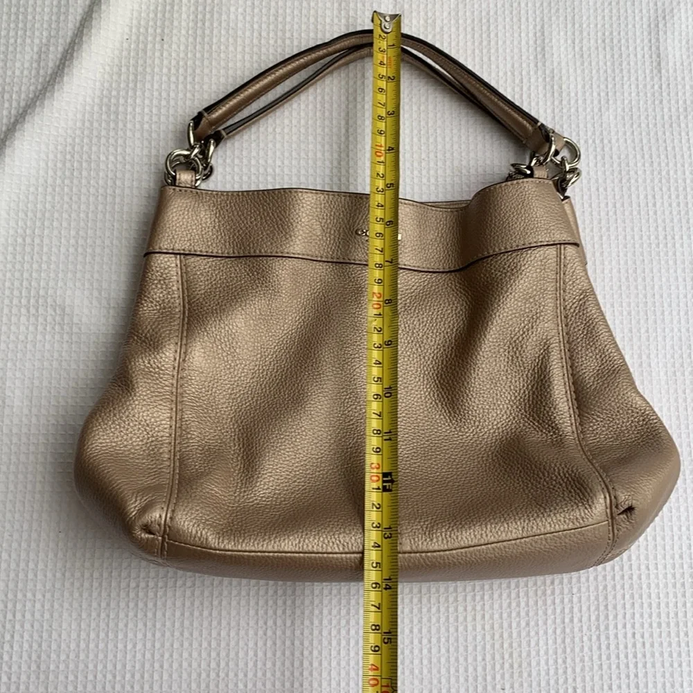 Coach metallic sheen purse